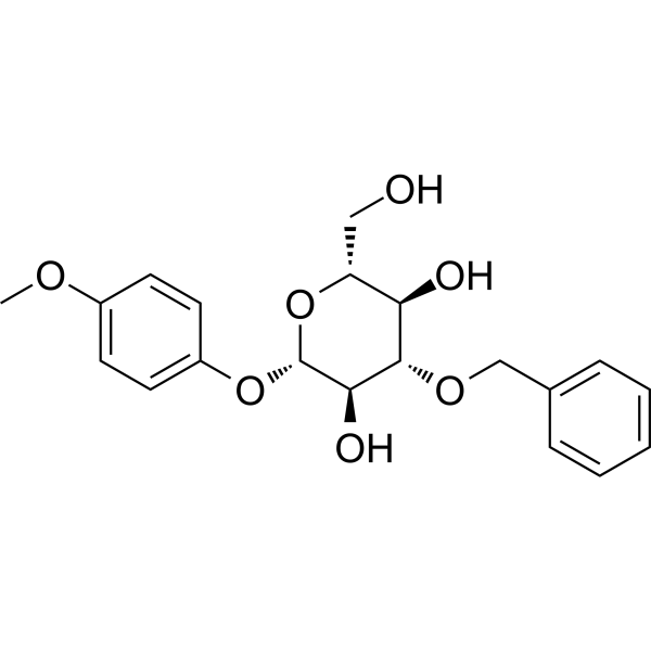 4-Methoxyphenyl 3-O-benzyl-beta-D-glucopyranoside (4-Methoxyphenyl 3-O-benzyl-beta-D-glucopyranoside